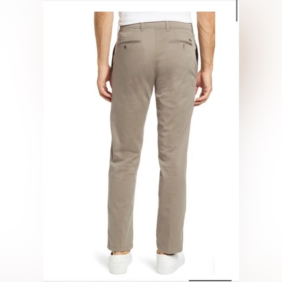 Brax Evans Flat Front Kapok &‎ Pima Luxury Chinos sz 42/34 - Picture 2 of 11